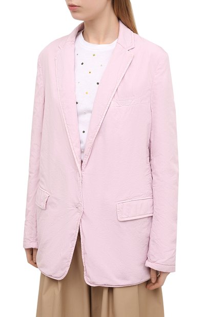 Хлопковый жакет DRIES VAN NOTEN розового цвета по цене 99500 руб., арт. 211-10414-2279, фото 3 Хлопковый жакет DRIES VAN NOTEN, арт. 211-10414-2279, фото 3