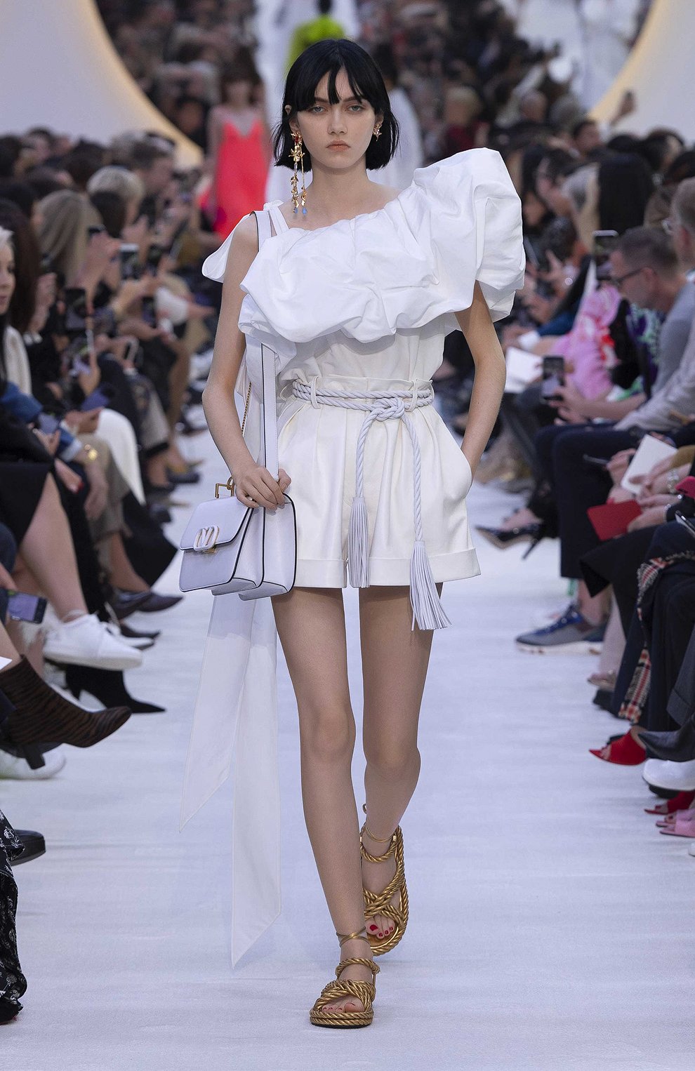 Кожаные шорты VALENTINO, арт. TB0NH01P1AW, фото 6