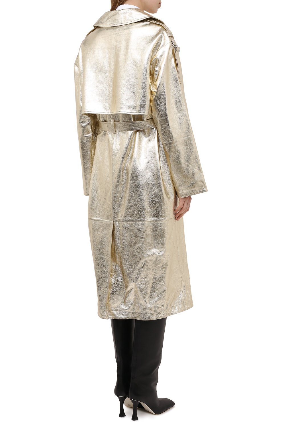 Кожаный плащ YVES SALOMON, арт. 21WYM20819APXX, фото 4