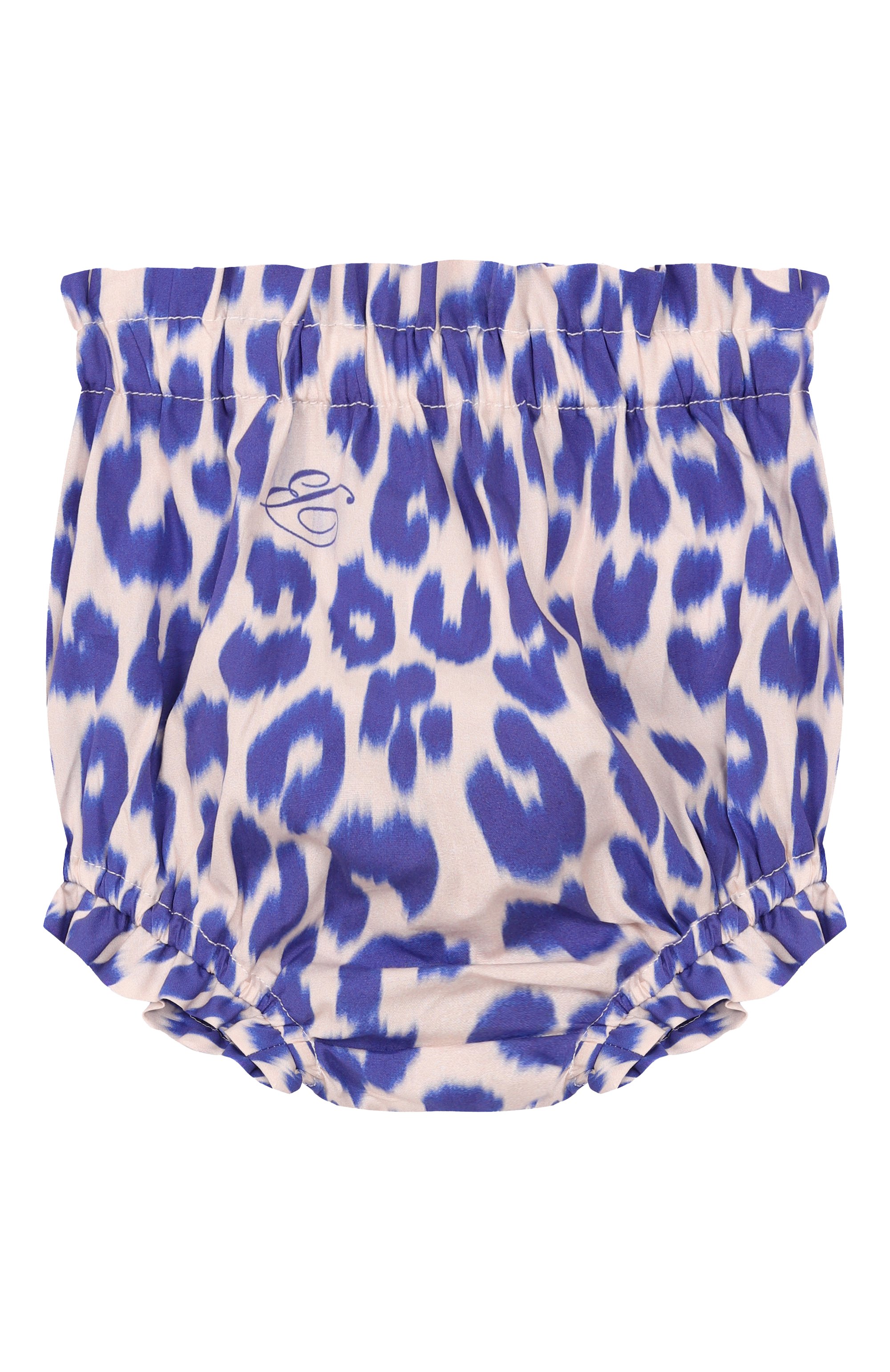 Комплект из боди и шорт BLUMARINE синего цвета по цене 12850 руб., арт. BNCD0080/CAB06, фото 4 Комплект из боди и шорт BLUMARINE, арт. BNCD0080/CAB06, фото 4