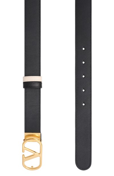 Двусторонний ремень VALENTINO кремового цвета по цене 64800 руб., арт. 8W2T0SQ3/IYR, фото 3 Двусторонний ремень VALENTINO, арт. 8W2T0SQ3/IYR, фото 3