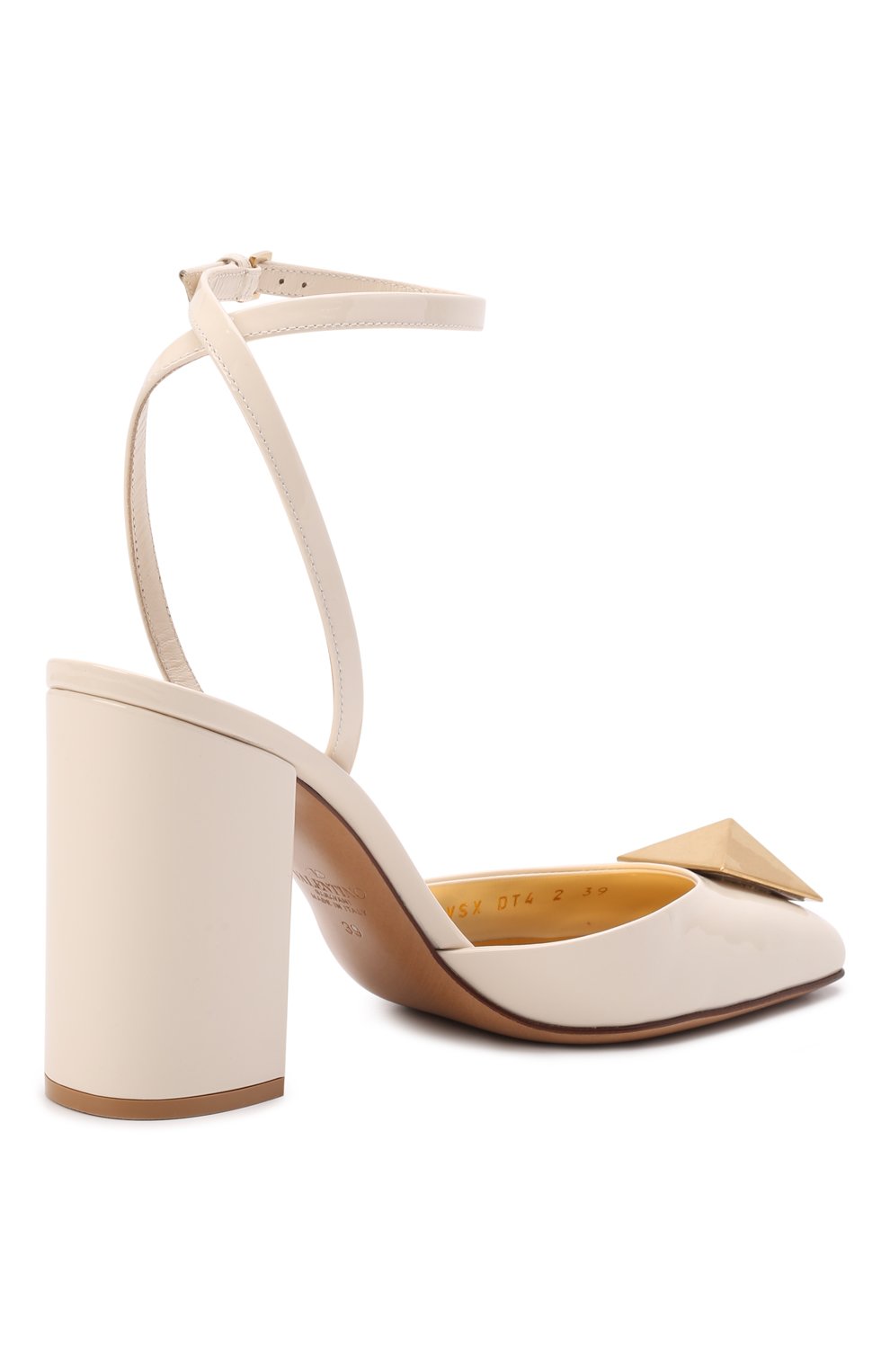 Кожаные туфли one stud VALENTINO кремового цвета по цене 94600 руб., арт. XW2S0DT4/LAF, фото 5 Кожаные туфли one stud VALENTINO, арт. XW2S0DT4/LAF, фото 5