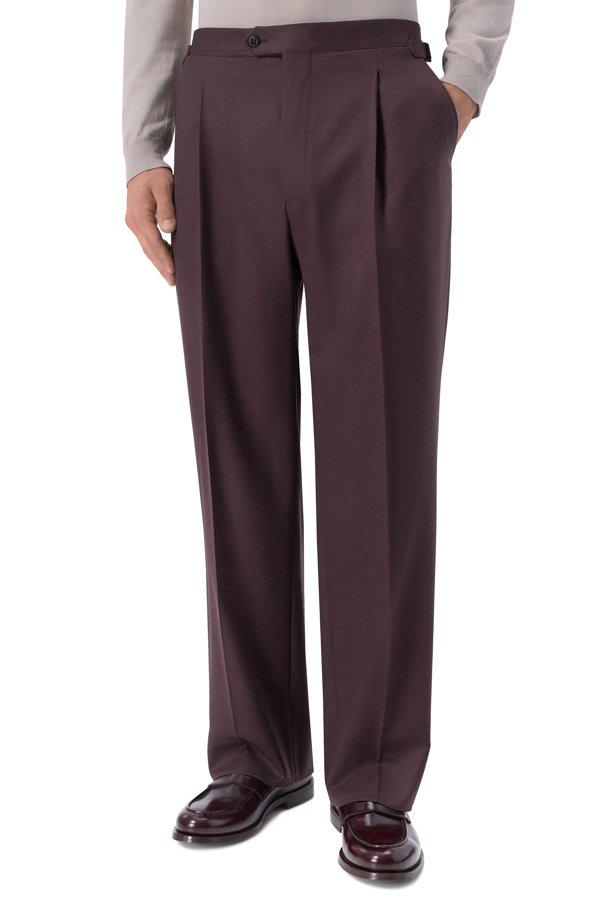 Шерстяные брюки CORNELIANI, арт. 284L26/2A18111, фото 3