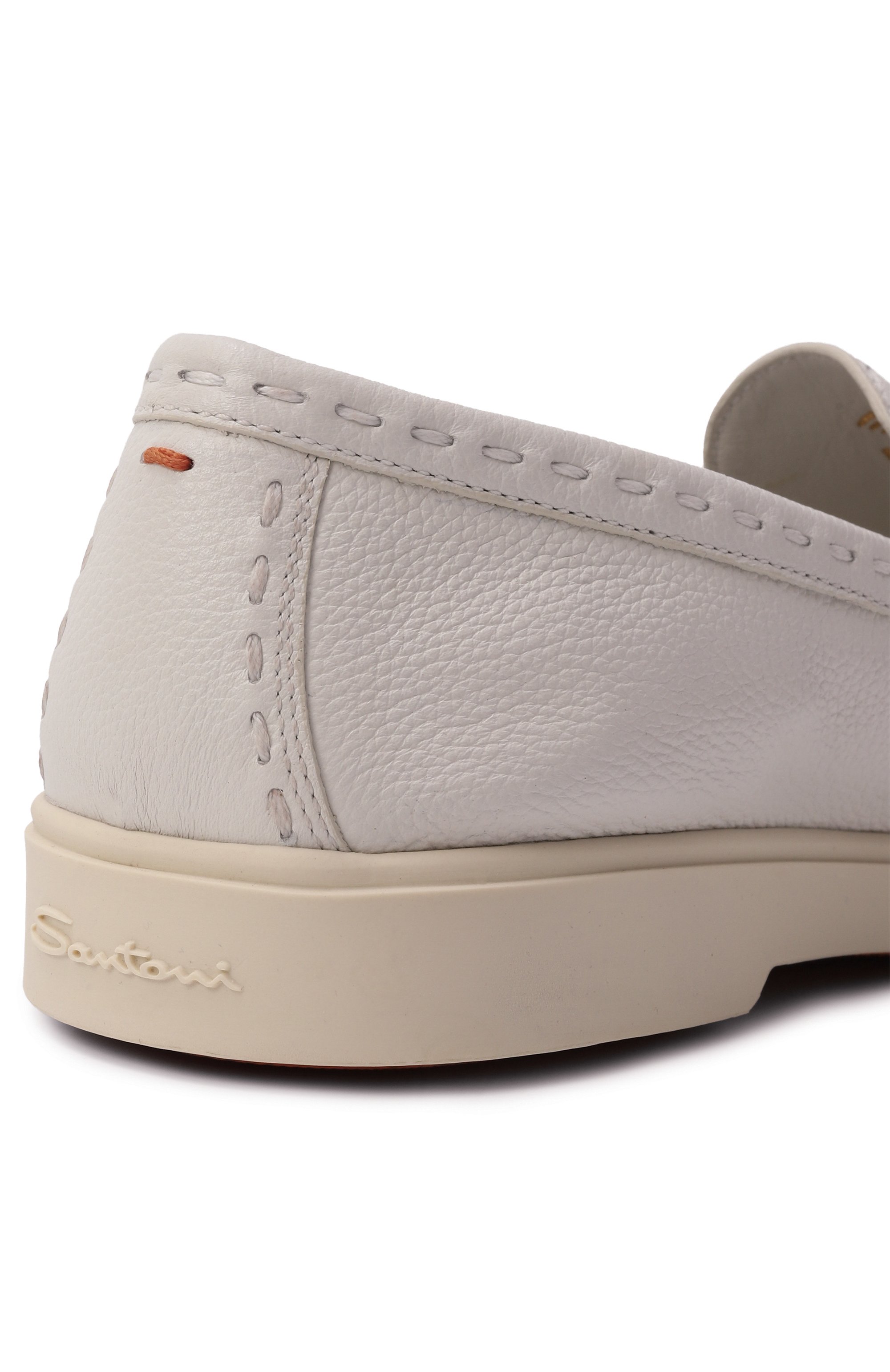 Кожаные лоферы SANTONI, арт. WUYG71436TISSWKA, фото 7