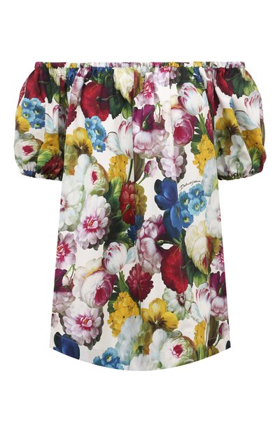 Женская хлопковая блузка DOLCE & GABBANA, арт. F756UT/HS5Q2