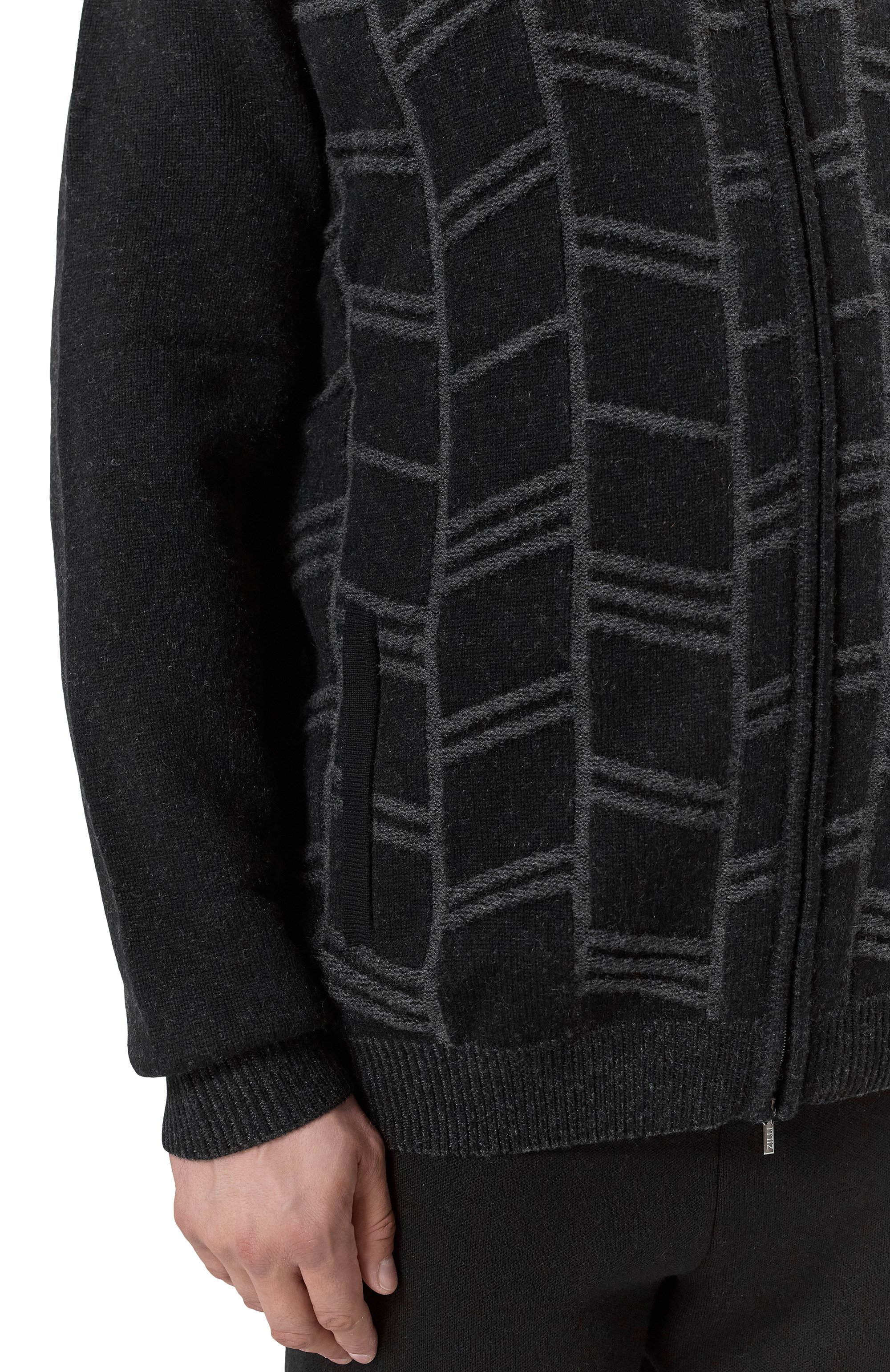 Кардиган из кашемира и шерсти ZILLI, арт. KZMC01M0280VTIL00/62, фото 5