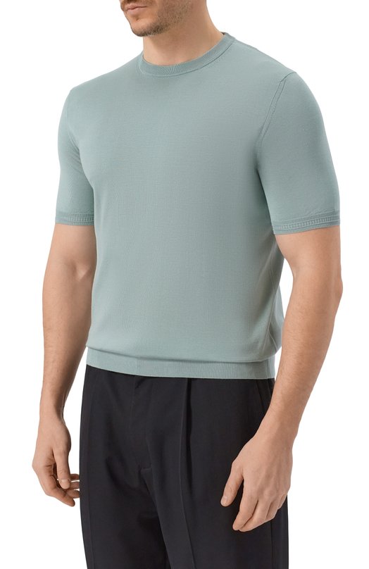 Шелковый джемпер Stefano Ricci K616215G10/F26101 Зелёный  K616215G10/F26101 Фото 3