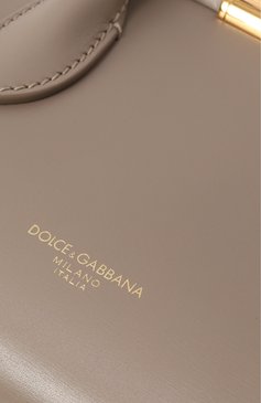 Женская сумка marlene DOLCE & GABBANA темно-бежевого цвета, арт. BB7744/A3G19 | Фото 3 (Материал: Натуральная кожа; Материал сплава: Проставлено; Драгоценные камни: Проставлено; Ремень/цепочка: На ремешке; Размер: small)