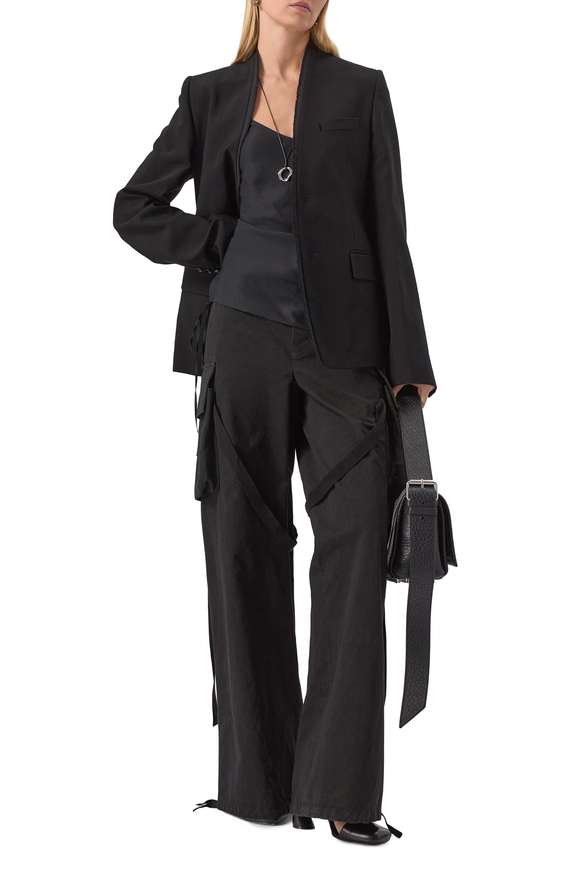 Хлопковые брюки-карго ANN DEMEULEMEESTER, арт. B0012423/FA559, фото 2