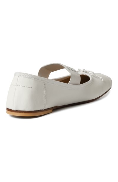 Кожаные балетки MM6, арт. 79713 VAR2/28-35, фото 3