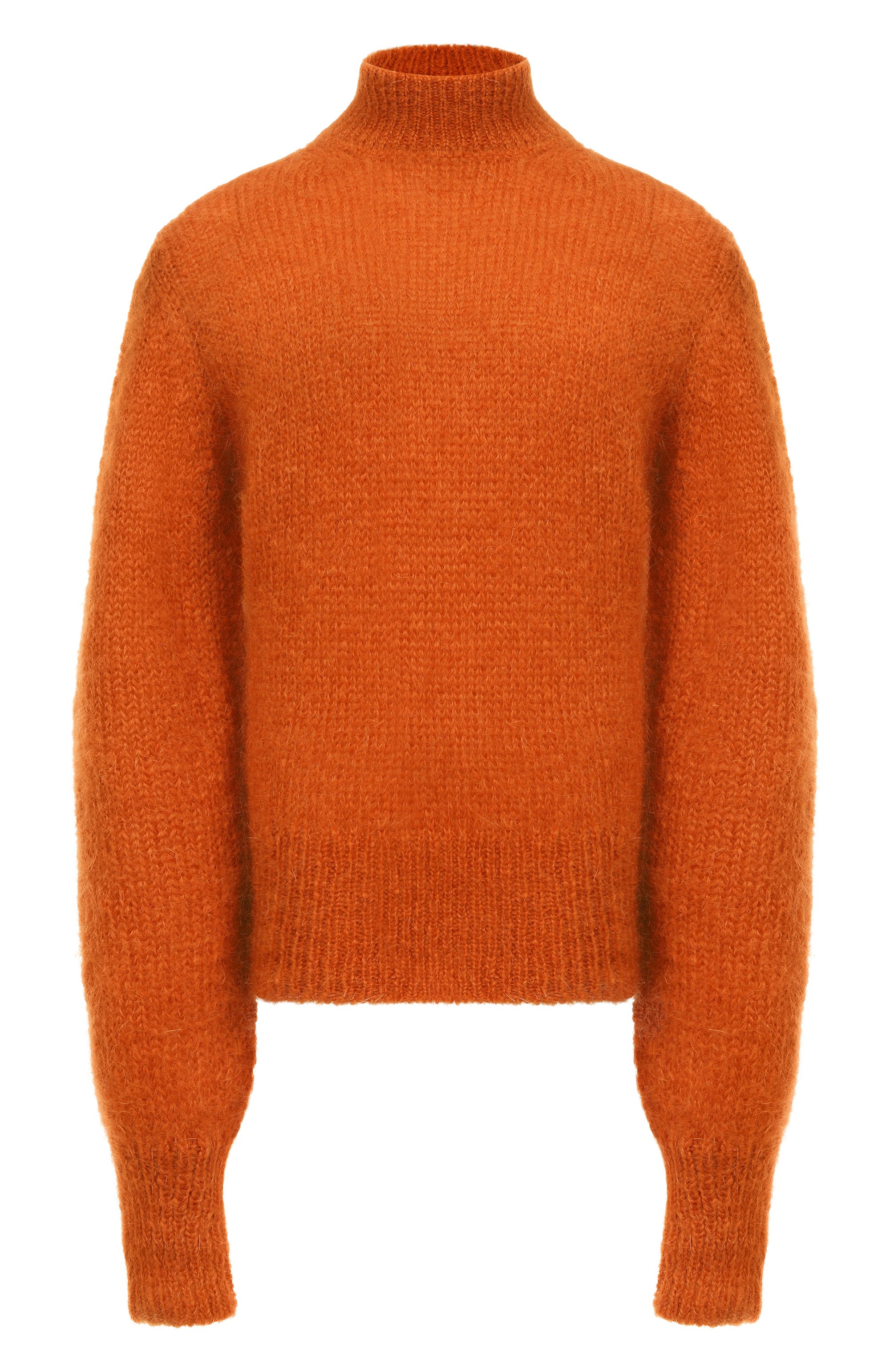 Шерстяной свитер DRIES VAN NOTEN оранжевого цвета по цене 86500 руб., арт. 252-011249-2733, фото 1 Шерстяной свитер DRIES VAN NOTEN, арт. 252-011249-2733, фото 1