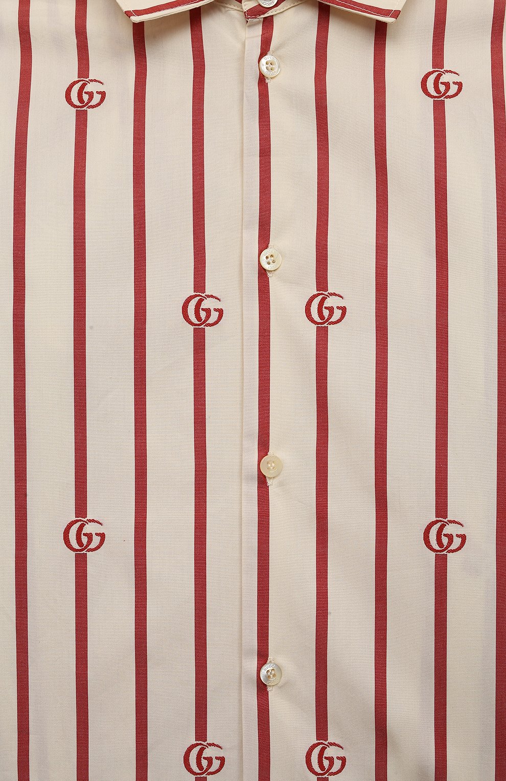 Хлопковая рубашка GUCCI, арт. 626679 XWAKY, фото 3