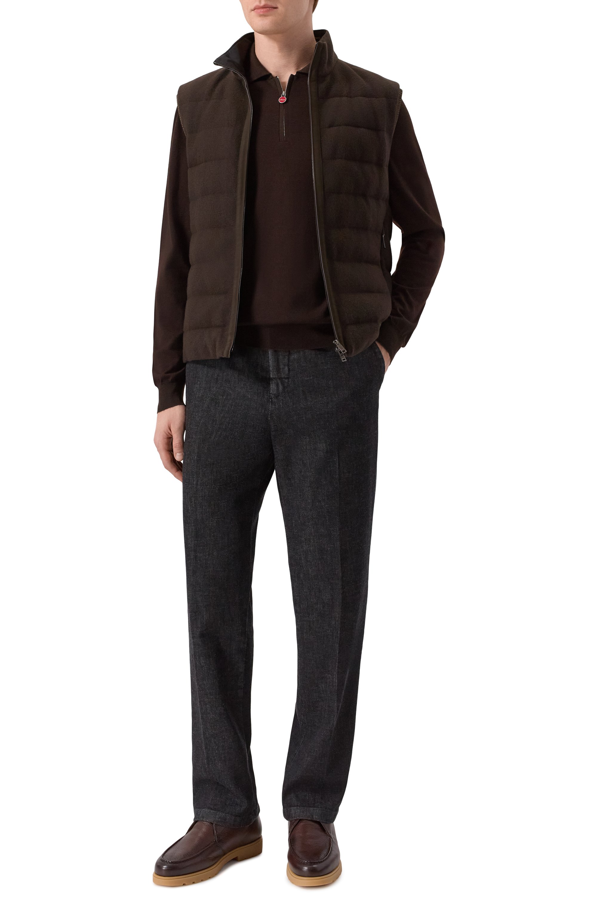 Поло из кашемира и шелка KITON, арт. UMKX05Z237, фото 2