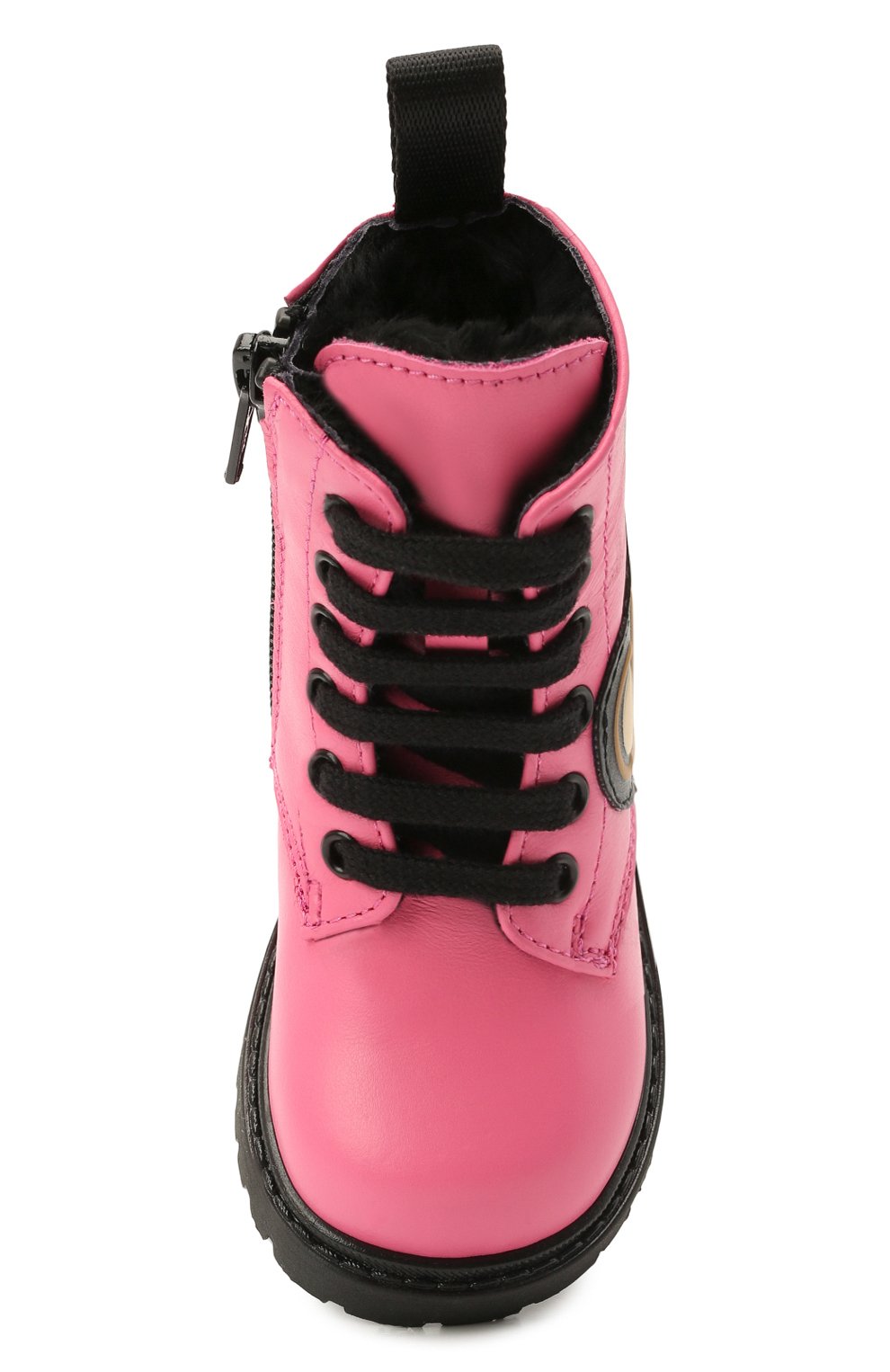 Кожаные ботинки MOSCHINO, арт. 68926/S0FTY/18-27, фото 4