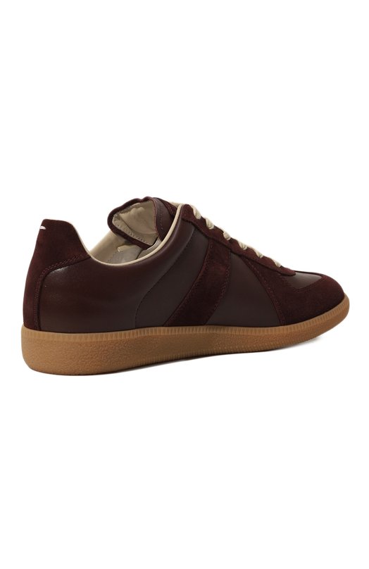 Кожаные кеды Replica Maison Margiela S57WS0236/P1895 Бордовый  S57WS0236/P1895 Фото 5