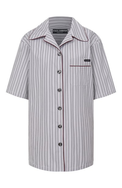 Женская хлопковая рубашка DOLCE & GABBANA, арт. F5U31T/FR51X
