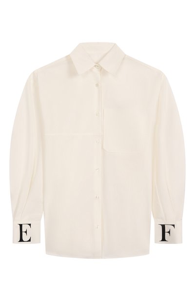Хлопковая рубашка ELISABETTA FRANCHI LA MIA BAMBINA, арт. EFCA2700/CA235/10-12+