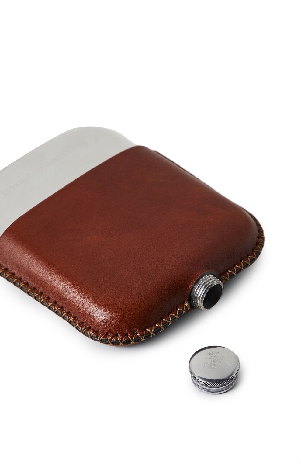 Фляжка с кожаной отделкой BRUNELLO CUCINELLI, арт. MLLIB364, фото 2