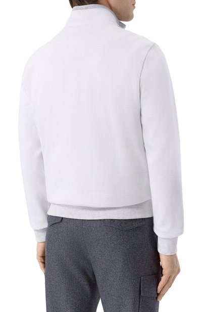 Хлопковая толстовка MVST светло-серого цвета по цене 99450 руб., арт. 16M451/TS00, фото 4 Хлопковая толстовка MVST, арт. 16M451/TS00, фото 4