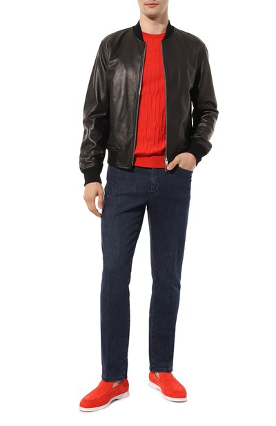 Лоферы из нубука ZILLI, арт. MDZ-PT213-DM026/002X, фото 2