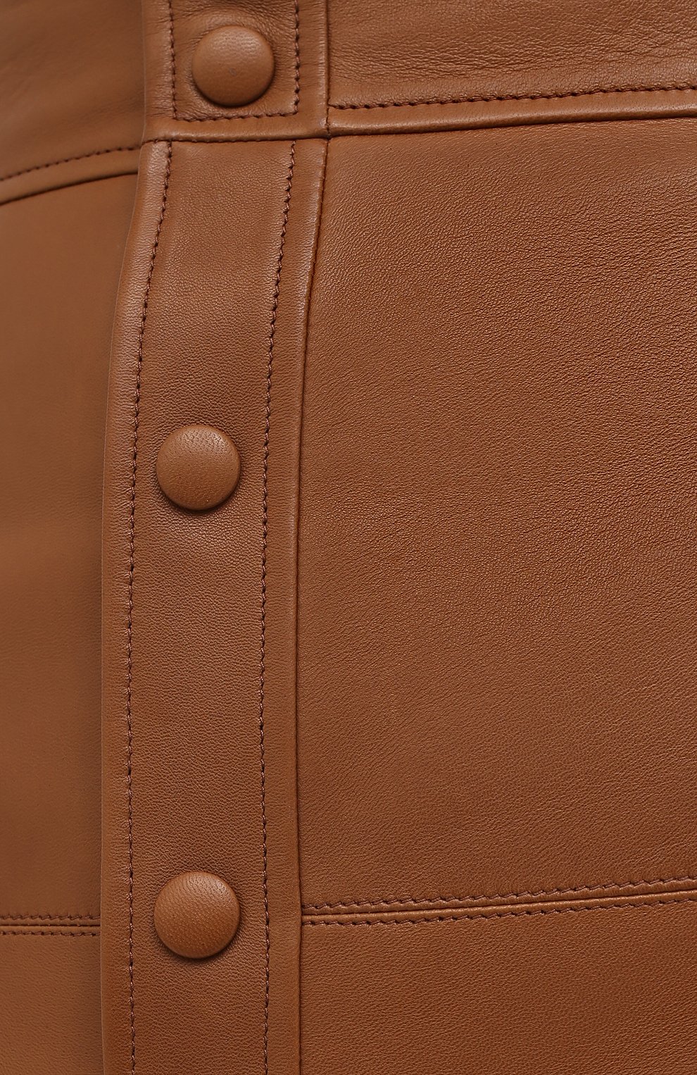 Кожаная юбка SAINT LAURENT, арт. 624536/Y50A2, фото 5