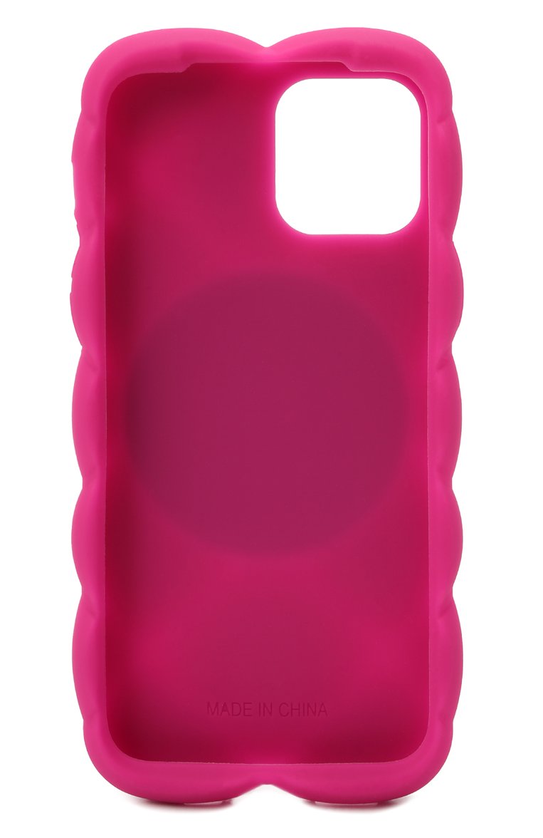 Чехол для iphone 12 pro DOLCE & GABBANA фуксия цвета, арт. BI3028/AQ374 | Фото 2 (Материал: Синтетический материал; Нос: Не проставлено; Региональные ограничения белый список (Axapta Mercury): Не проставлено)
