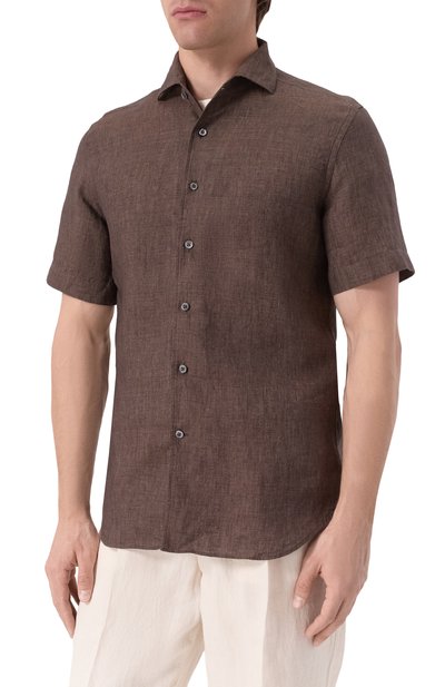 Льн�яная рубашка CORNELIANI, арт. 25I126-2511334, фото 3