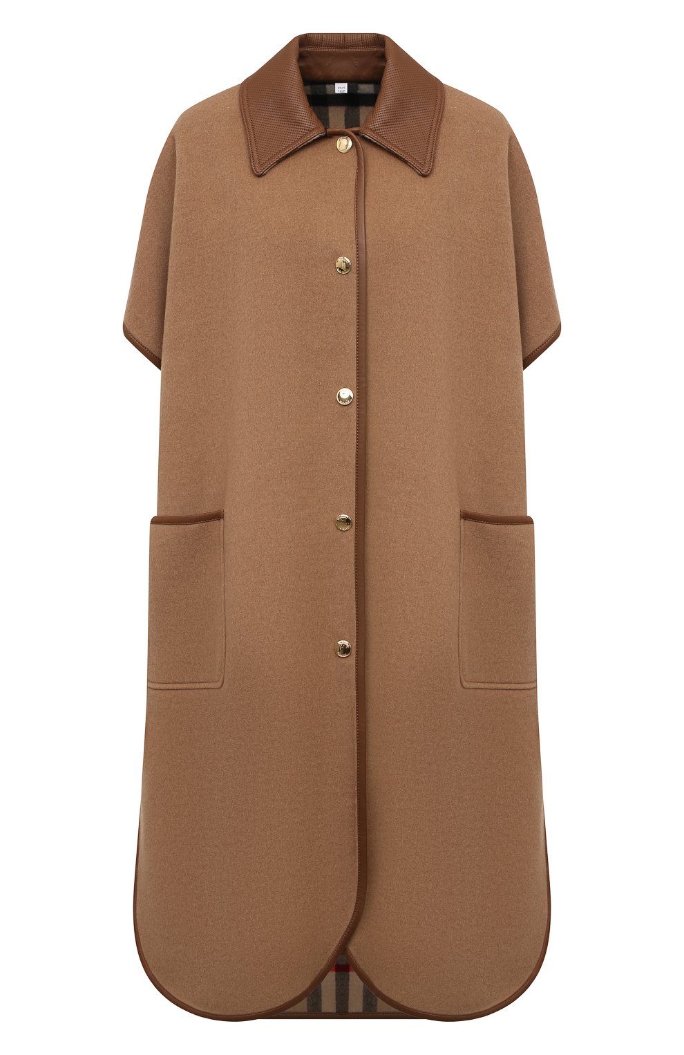 Шерстяная накидка BURBERRY, арт. 8062629 A7028, фото 1