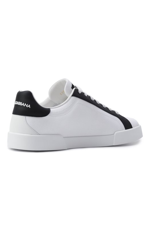 Комбинированные кеды Portofino Light Strobel Dolce & Gabbana CS2343/AE629 Белый  CS2343/AE629 Фото 5