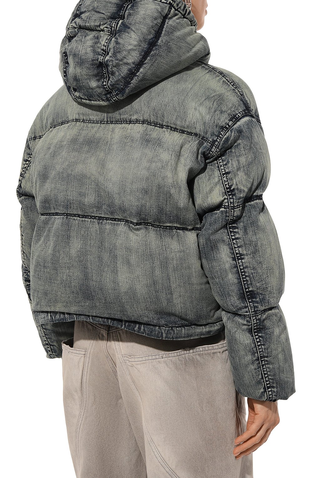 Джинсовый пуховик DIESEL, арт. A14549/0SKAI, фото 4