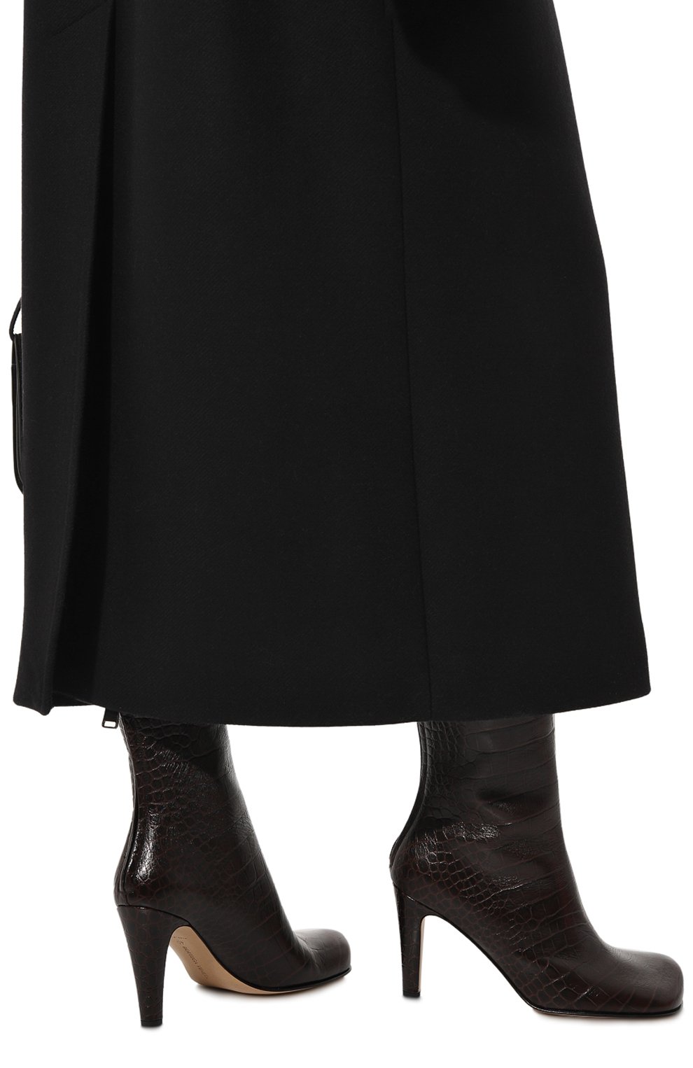 Кожаные ботильоны bloc BOTTEGA VENETA, арт. 667216/V1000, фото 3