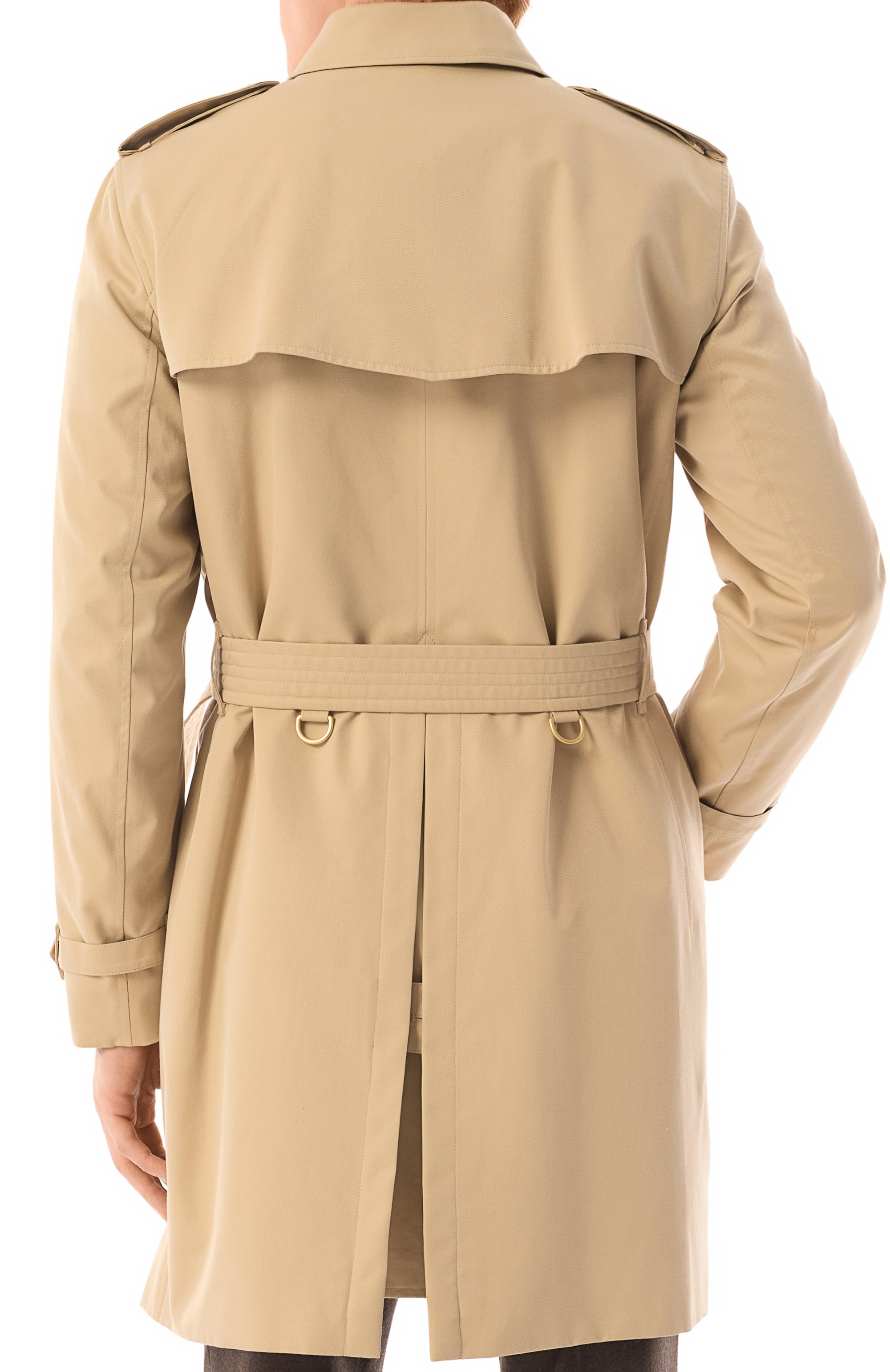 Хлопковый тренч BURBERRY, арт. 8079388, фото 4