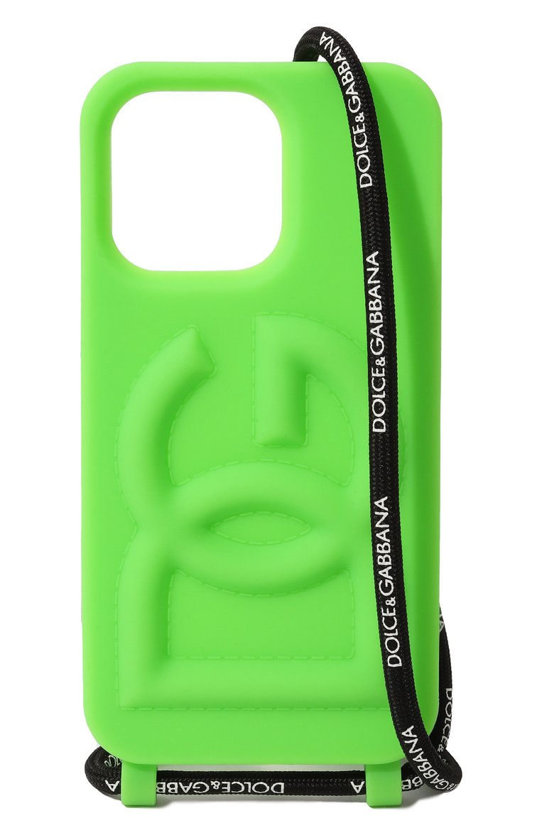 Чехол для iphone 13 pro DOLCE & GABBANA зеленого цвета, арт. BP3231/AG816 | Фото 3 (Нос: Не проставлено; Региональные ограничения белый список (Axapta Mercury): Не проставлено)