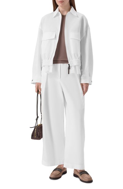 Женская хлопковая куртка BRUNELLO CUCINELLI, арт. MQ986EJ706