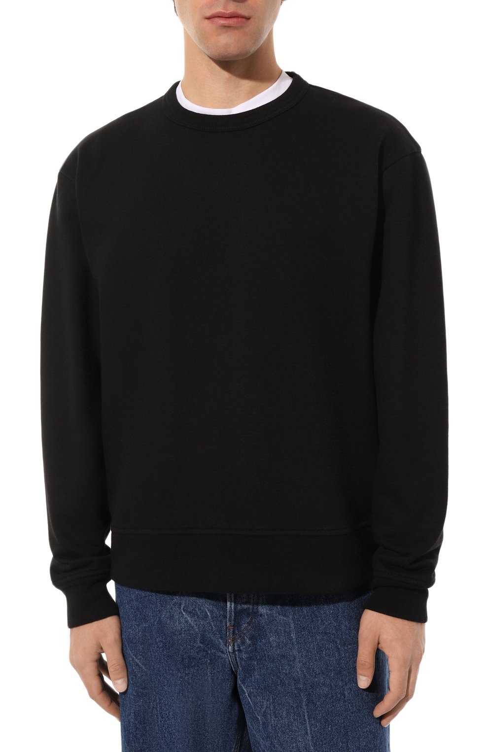 Хлопковый свитшот ACNE STUDIOS, арт. FN-MN-SWEA000091BLACK, фото 3
