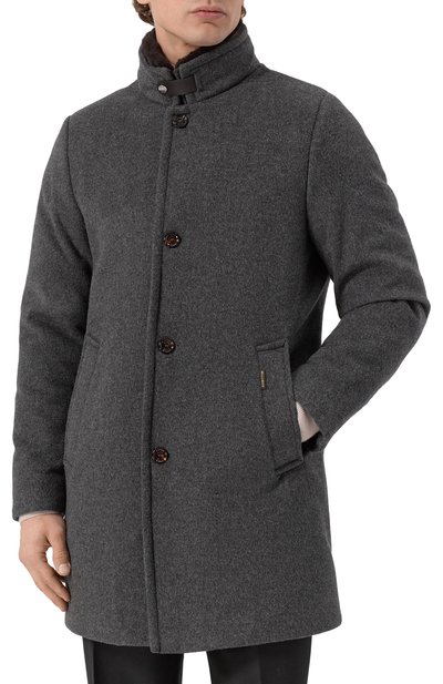 Пальто bond-fur с воротником из овчины MOORER, арт. B0ND/FUR-LE, фото 3