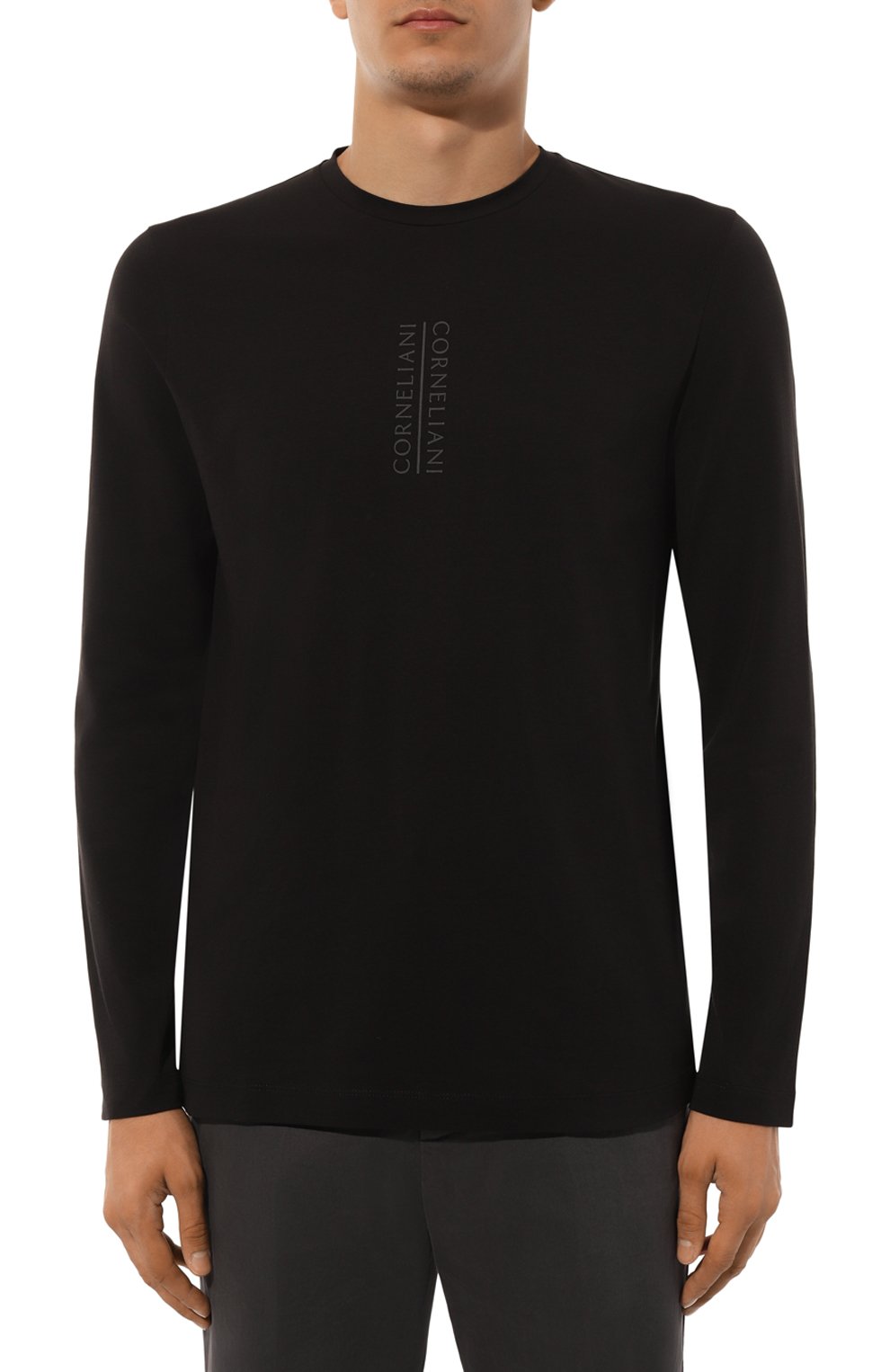 Хлопковый лонгслив CORNELIANI, арт. 94G583-9425041, фото 3