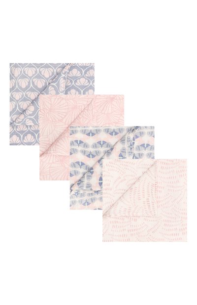 Комплект из четырех пеленок ADEN+ANAIS разноцветного цвета по цене 8370 руб., арт. ASWC40011, фото 1 Комплект из четырех пеленок ADEN+ANAIS, арт. ASWC40011, фото 1