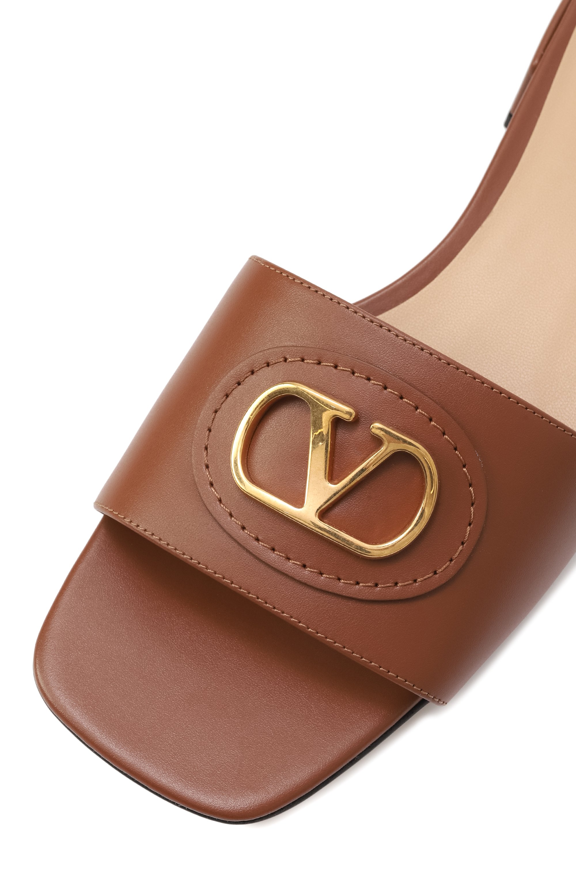 Кожаные шлепанцы vlogo signature VALENTINO, арт. 6W2S0LT0/DSH, фото 7