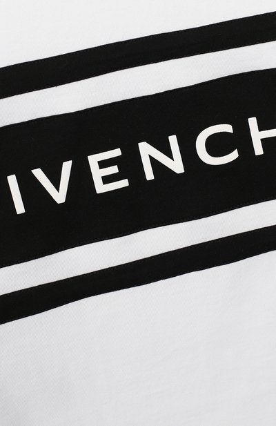 Хлопковая футболка GIVENCHY белого цвета по цене 15250 руб., арт. H25173, фото 3 Хлопковая футболка GIVENCHY, арт. H25173, фото 3