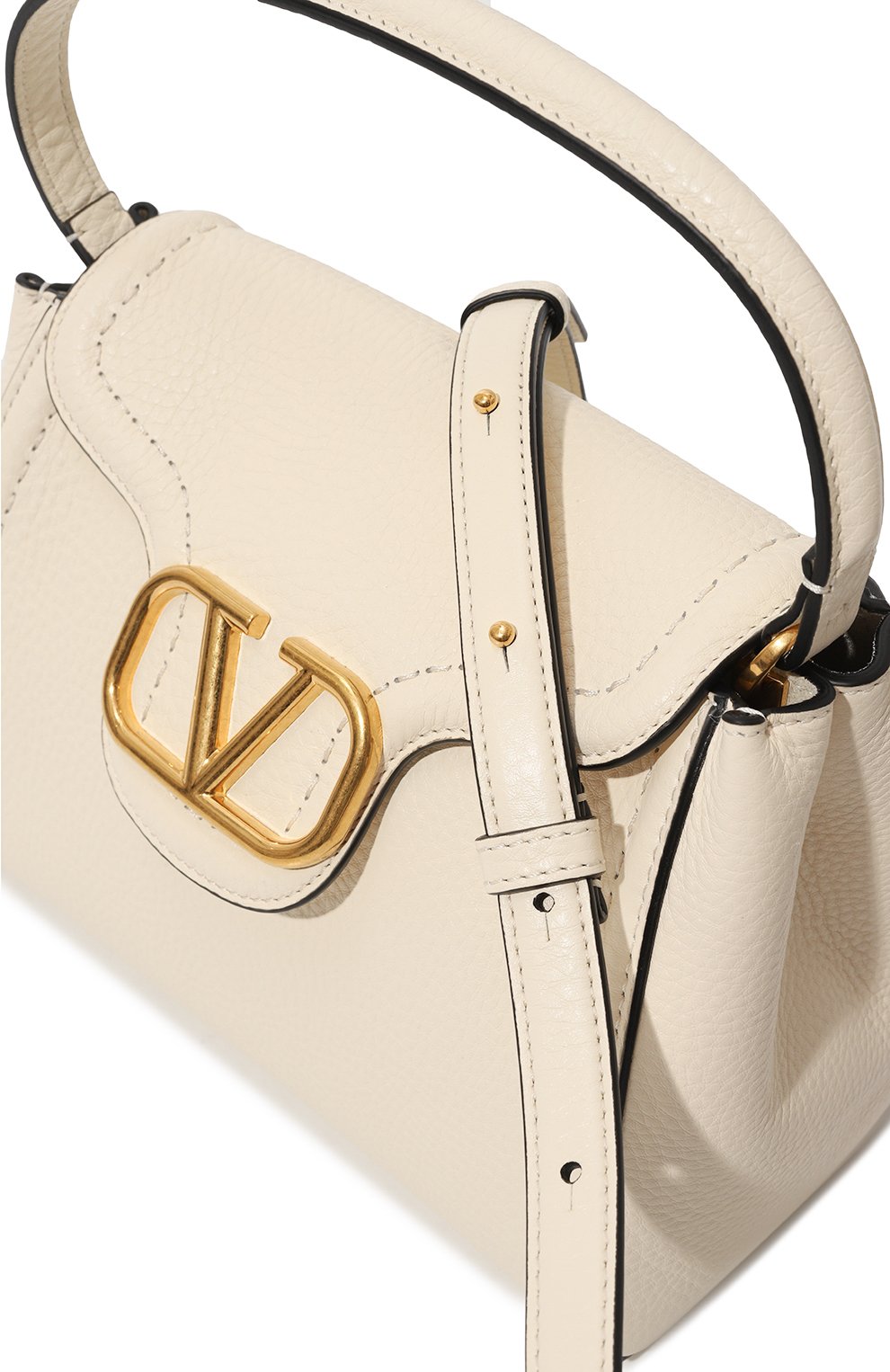 Сумка alltime VALENTINO кремового цвета по цене 357500 руб., арт. 5W2B0Q19/RZR, фото 3 Сумка alltime VALENTINO, арт. 5W2B0Q19/RZR, фото 3