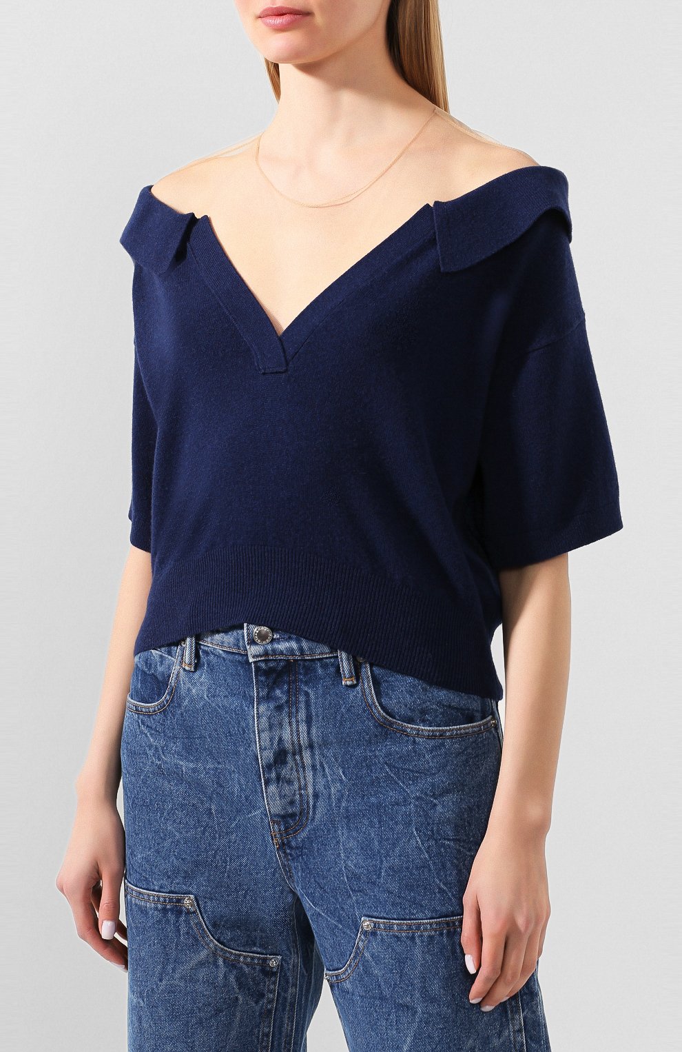 Топ из смеси шерсти и вискозы ALEXANDER WANG, арт. 1KC1201104, фото 3