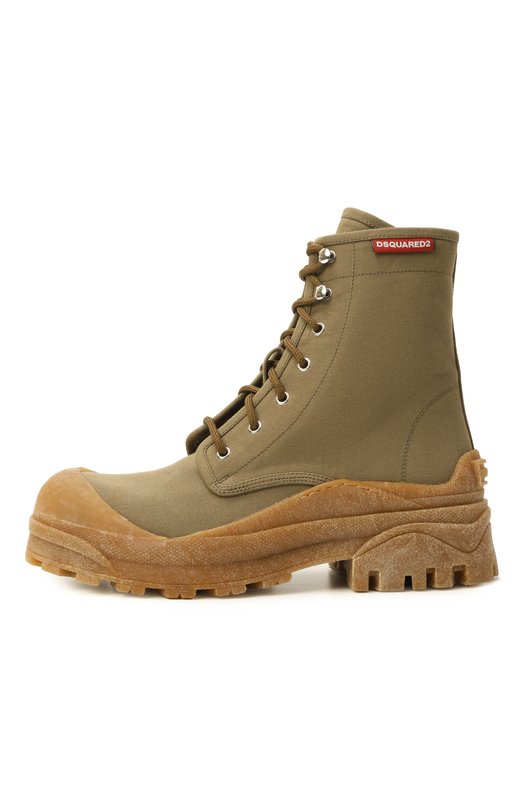 Текстильные ботинки Urban Dsquared2 ABM0154/00300001 Хаки  ABM0154/00300001 Фото 4