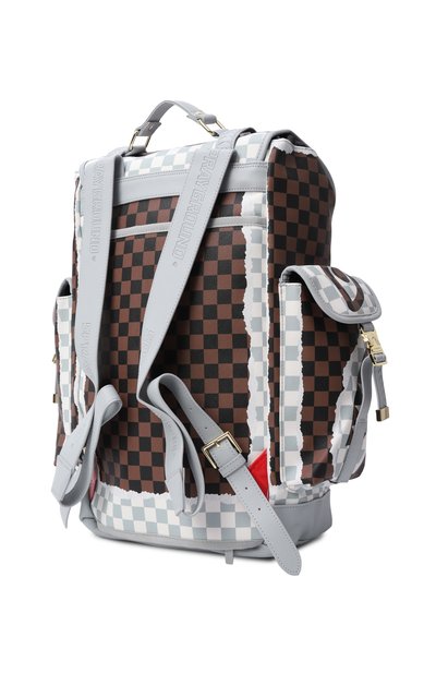 Рюкзак tear check monte carlo SPRAYGROUND, арт. 910B8292NSZ/CREAM BR0WN TEAR CHECK M0NTECARL0