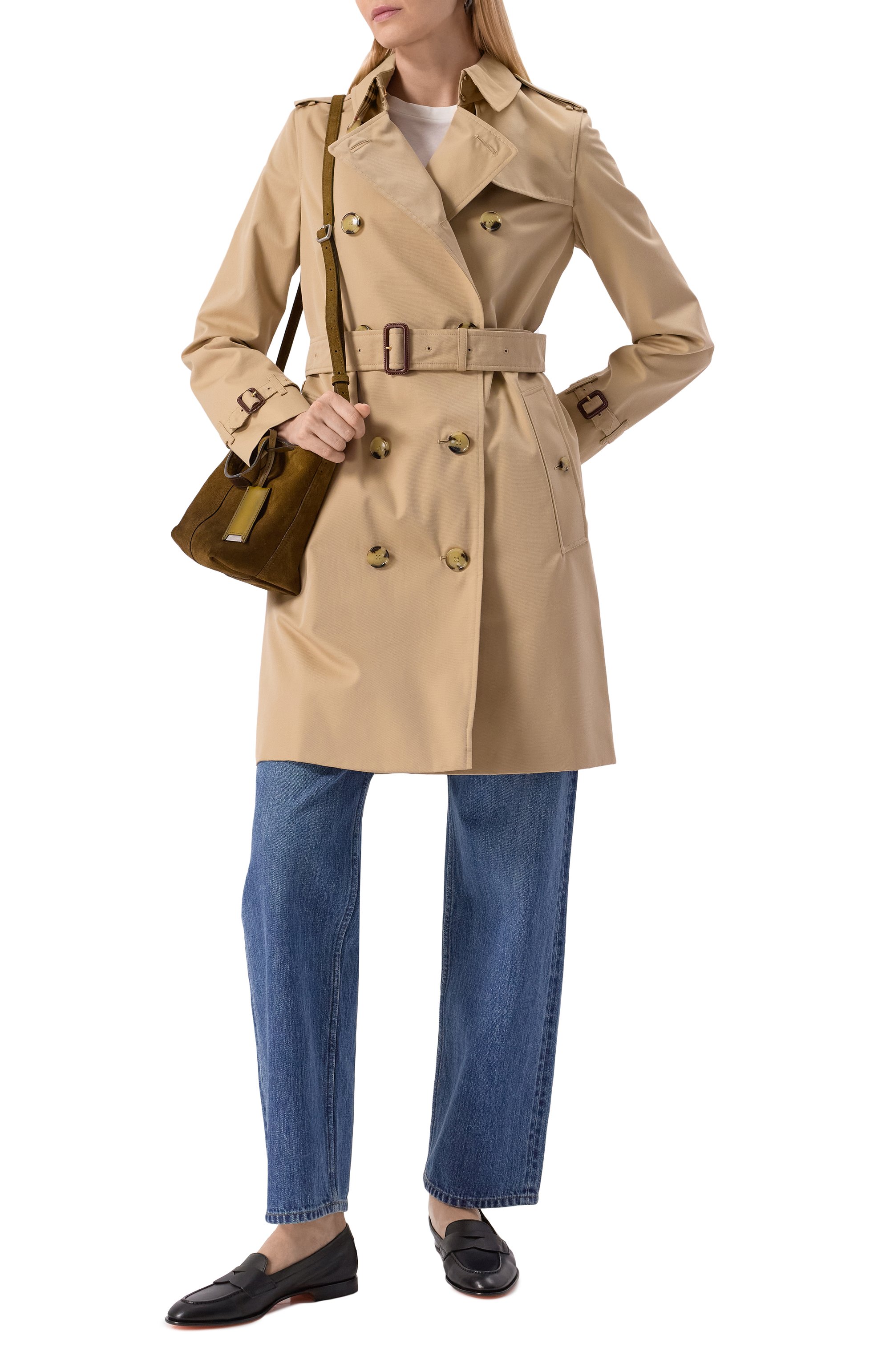 Кожаные пенни-лоферы SANTONI, арт. WUSG59962HAFSLGA, фото 2