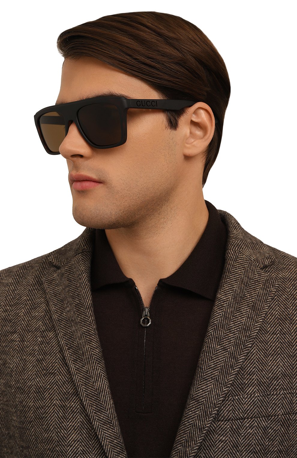 Солнцезащитные очки GUCCI коричневого цвета по цене 33300 руб., арт. GG1570S 002, фото 3 Солнцезащитные очки GUCCI, арт. GG1570S 002, фото 3