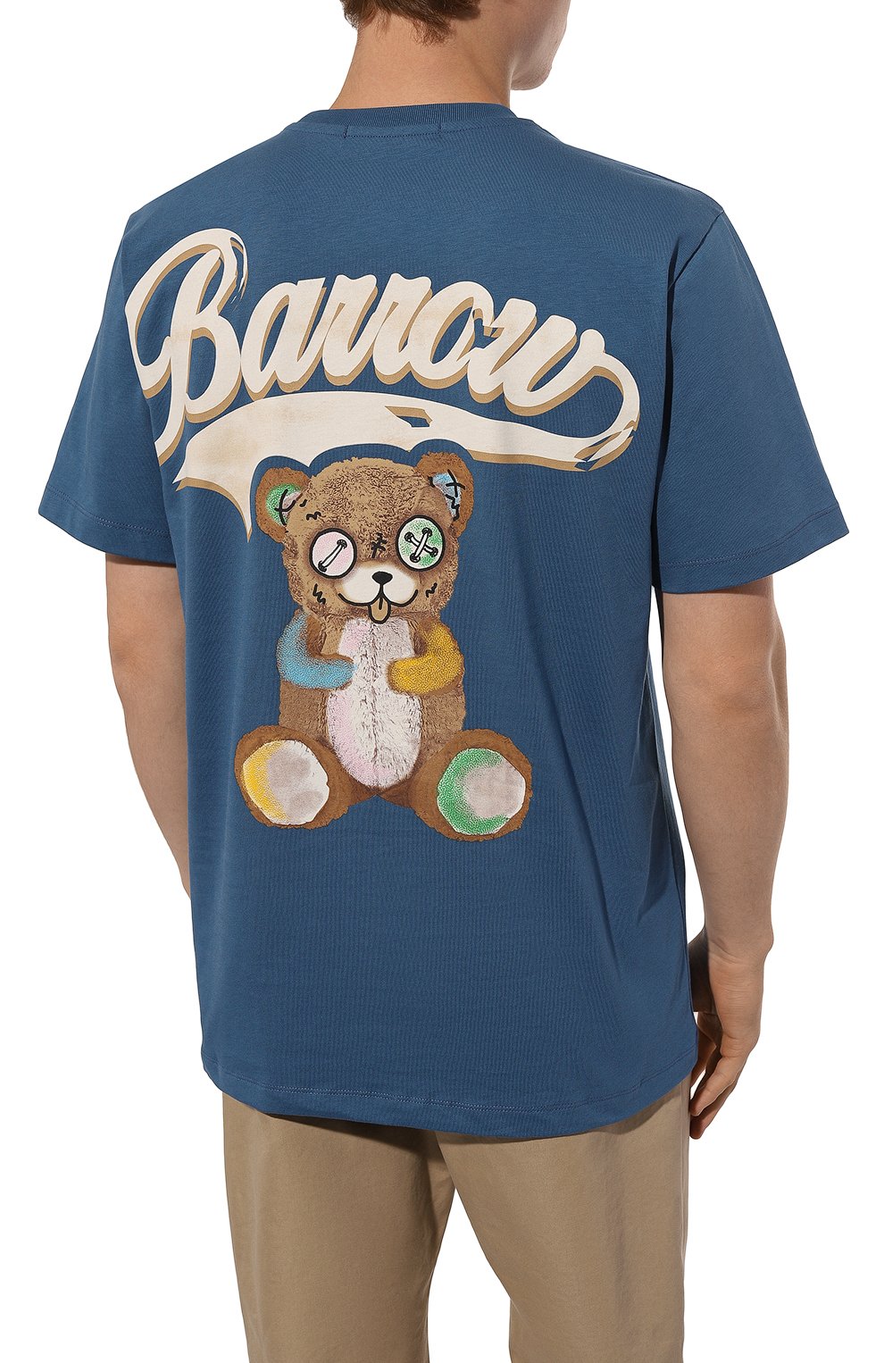Хлопковая футболка BARROW, арт. F4BWMATH073, фото 4