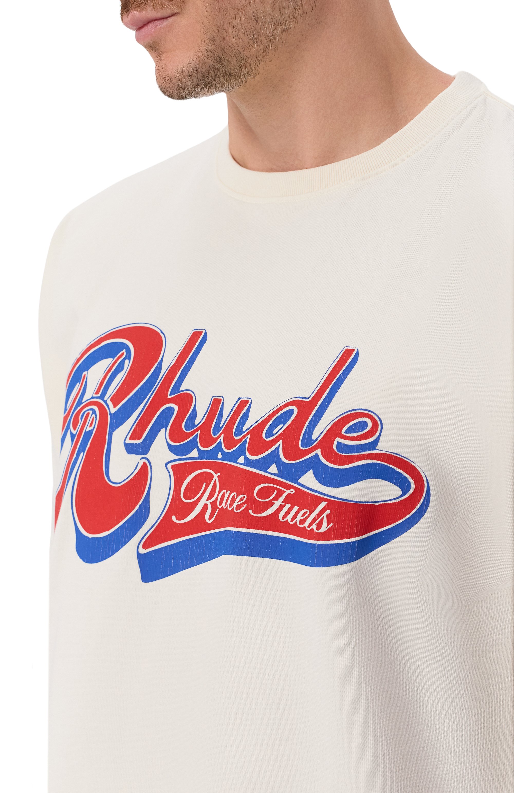 Хлопковая футболка RHUDE, арт. RHSS26TT03012, фото 5