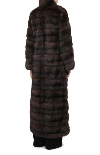 Шуба из меха соболя MANZONI24, арт. 20M816-Z/38-46, фото 5