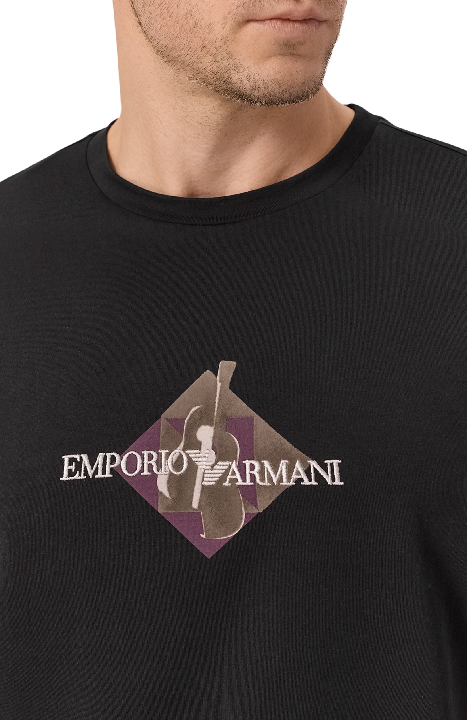 Хлопковая футболка EMPORIO ARMANI, арт. EM006924/AF14795, фото 5
